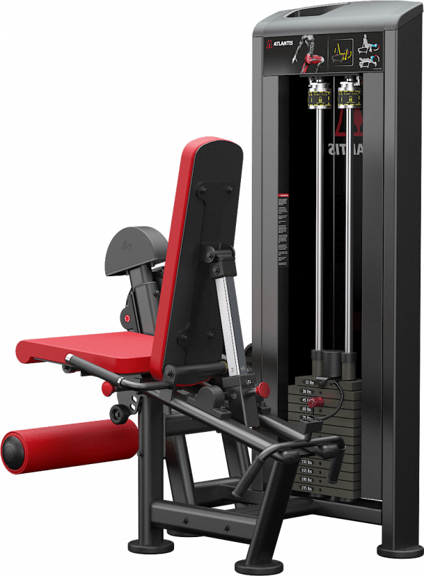 ATLANTIS Leg Extension and Lying Leg Curl Machine for Home Gym - Strength Training Equipment for Quads & Hamstrings - Perfect for Leg Workouts & Muscle Building