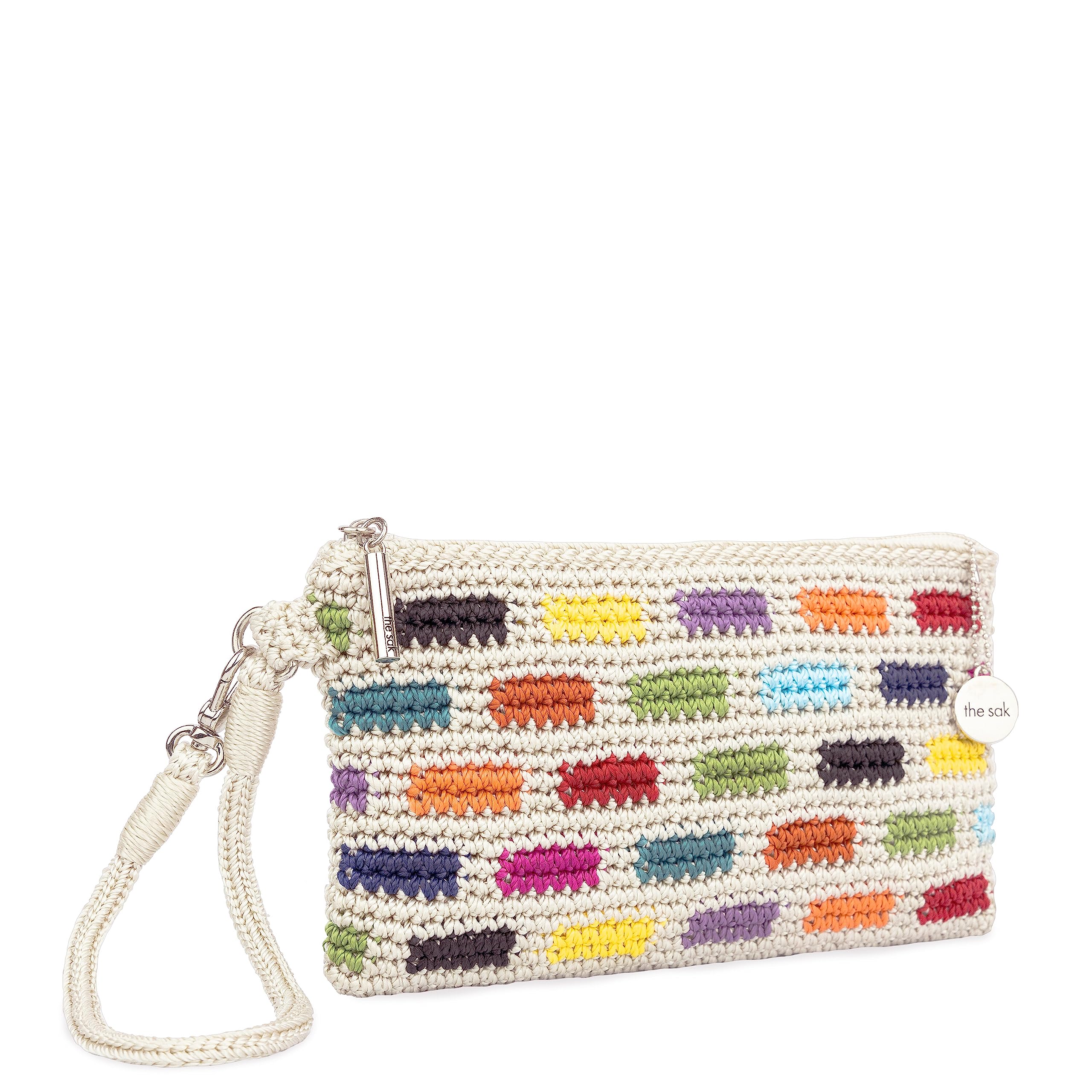 The Sak Vita Crochet Wristlet - Stylish Women's Crossbody Phone Purse with Card Slots | Perfect for Shopping, Travel & Everyday Use