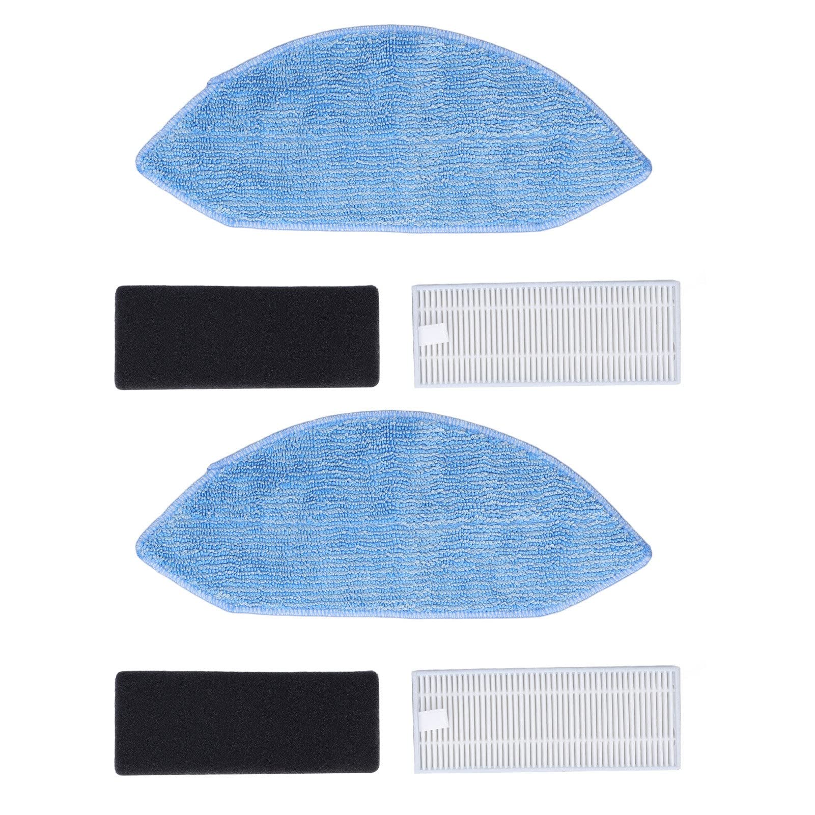 2-Pack Vacuum Cleaner Filter Replacement Kit for U2 DGN22 - Compatible with Sweeper Mop Cloth & Dust Cleaner Accessories | Perfect for Home Cleaning, Pet Hair Removal & Hardwood Floor Maintenance