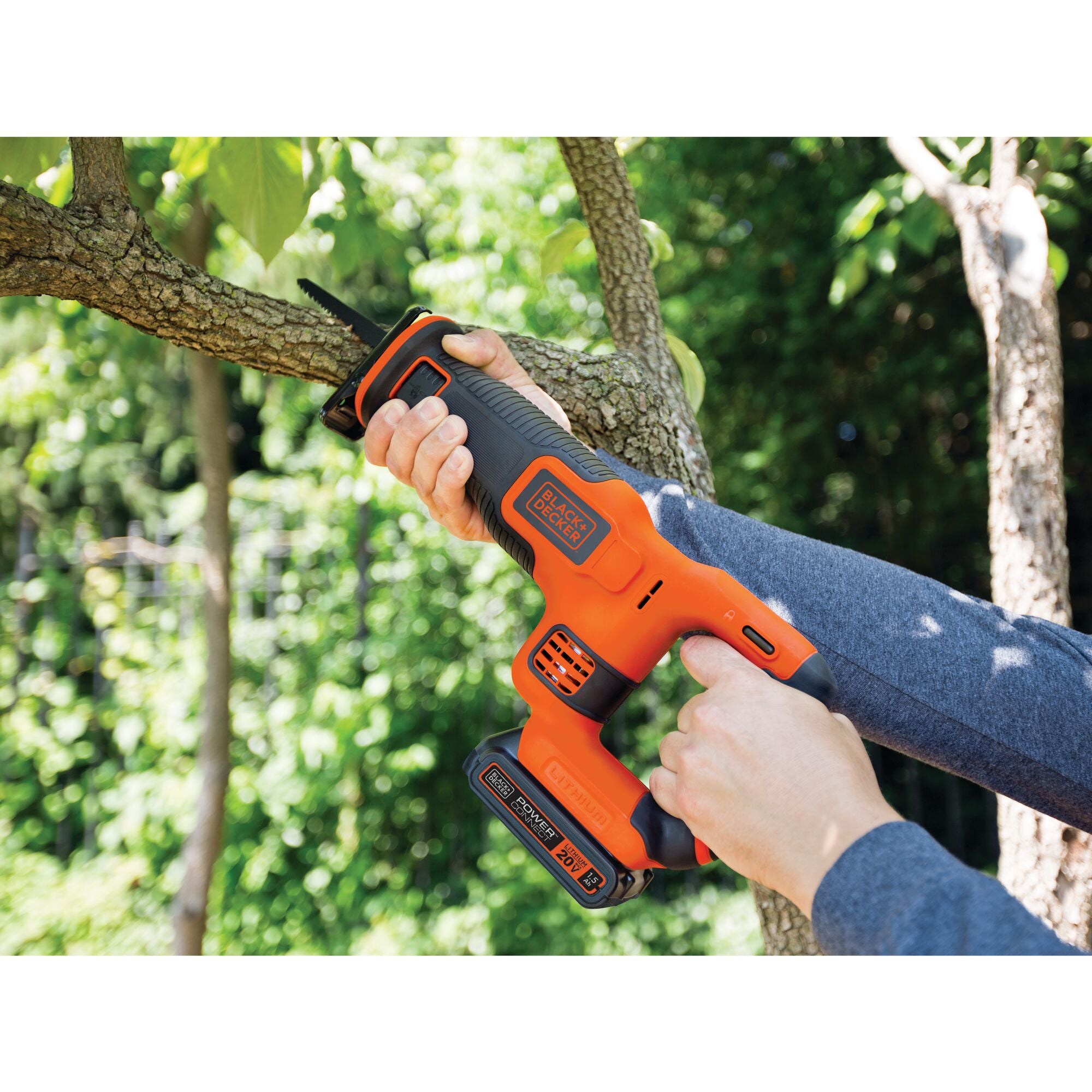 20V MAX Cordless Reciprocating Saw with Variable Speed - Lightweight & Powerful for Wood Cutting, Metal Cutting, and DIY Home Improvement Projects