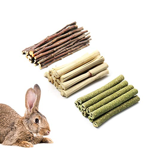 Timothy Hay+Sweet Bamboo+Apple Wood Sticks