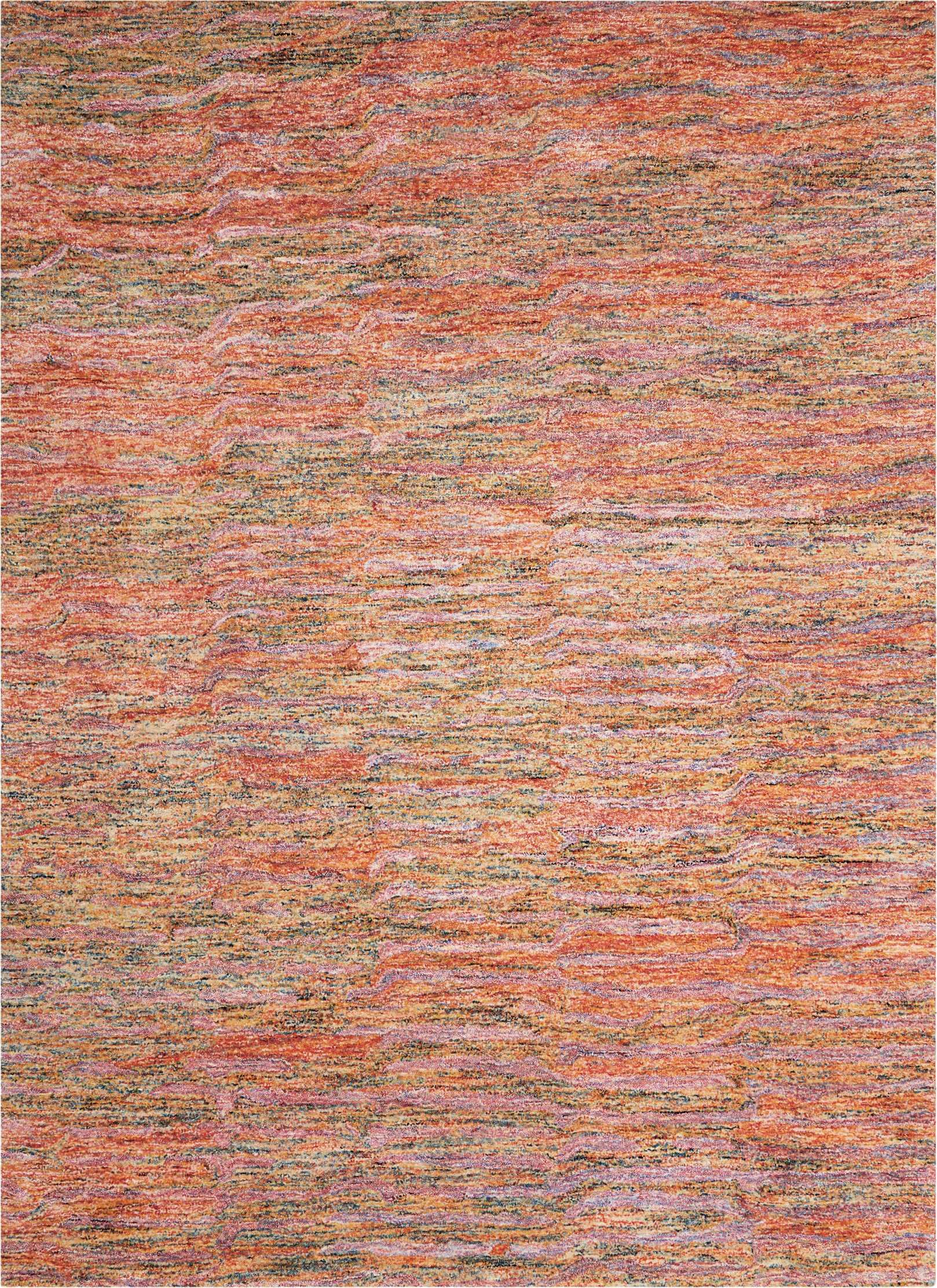 Nourison Gemstone Solid Fire Opal 10x14 Area Rug - Easy to Clean, Non-Shedding, Stain Resistant for Bedroom, Living Room, Dining Room & Kitchen | Soft & Durable Home Decor for High Traffic Areas