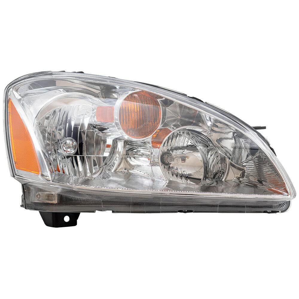 02-04 Nissan Altima Replacement Halogen Headlight Assembly - Left/Right Side Compatible - Improve Night Driving Safety for Sedan & Commuter Cars