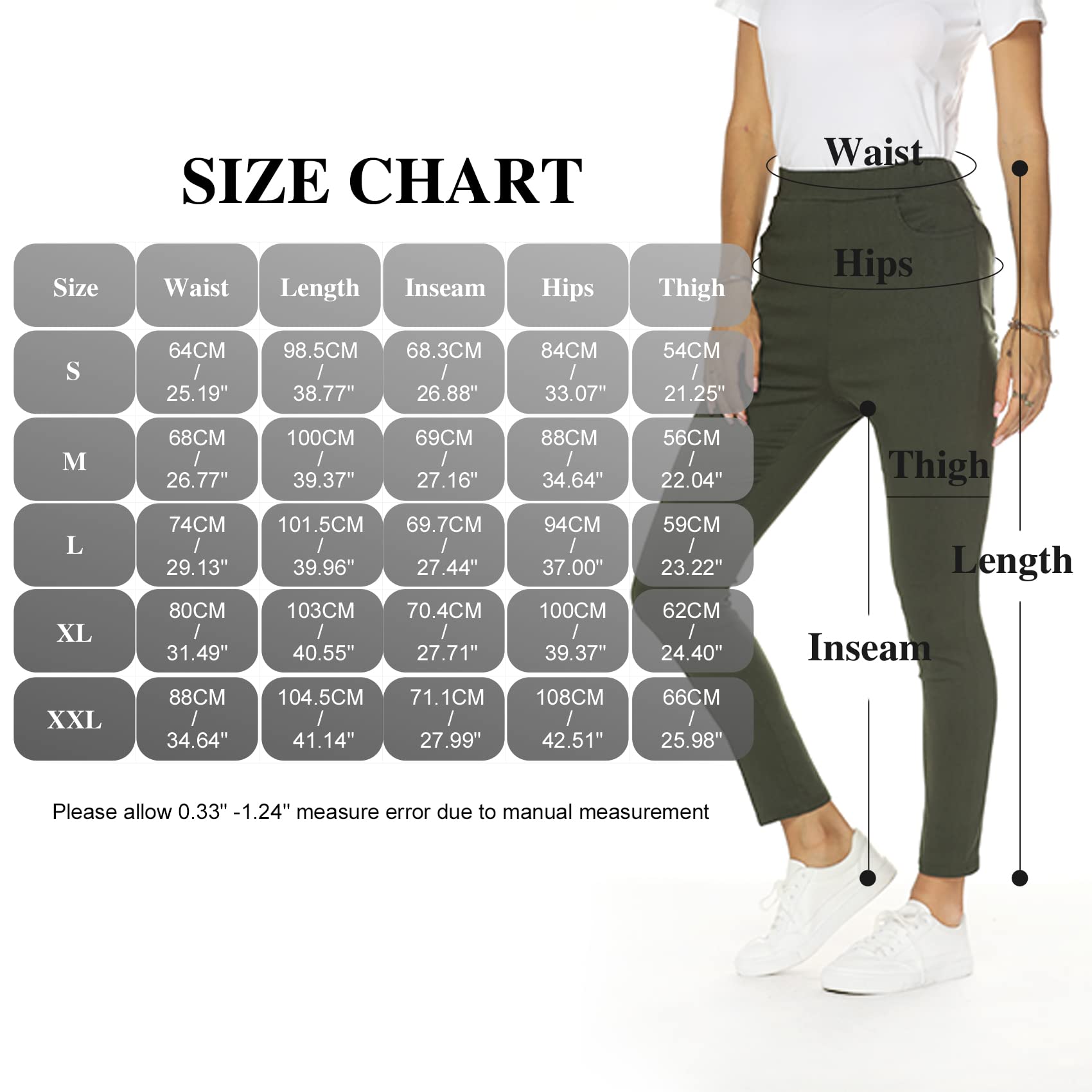 Famulily Women's Stretch Skinny Dress Pants with Tummy Control - Pull On Work Leggings for Business Casual [Sizes S-2XL] | Perfect for Office, Meetings & Professional Outfits