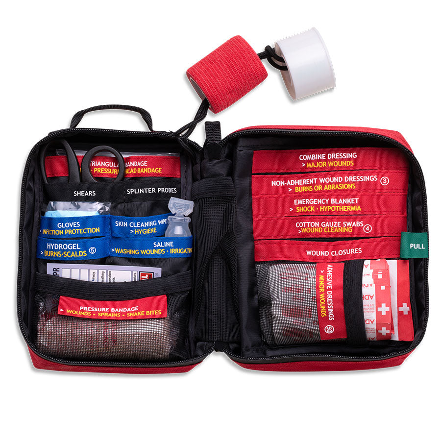 Ocean Warrior First Aid Kit - Waterproof & Portable Emergency Medical Supplies for Boating, Camping, Hiking & Outdoor Adventures
