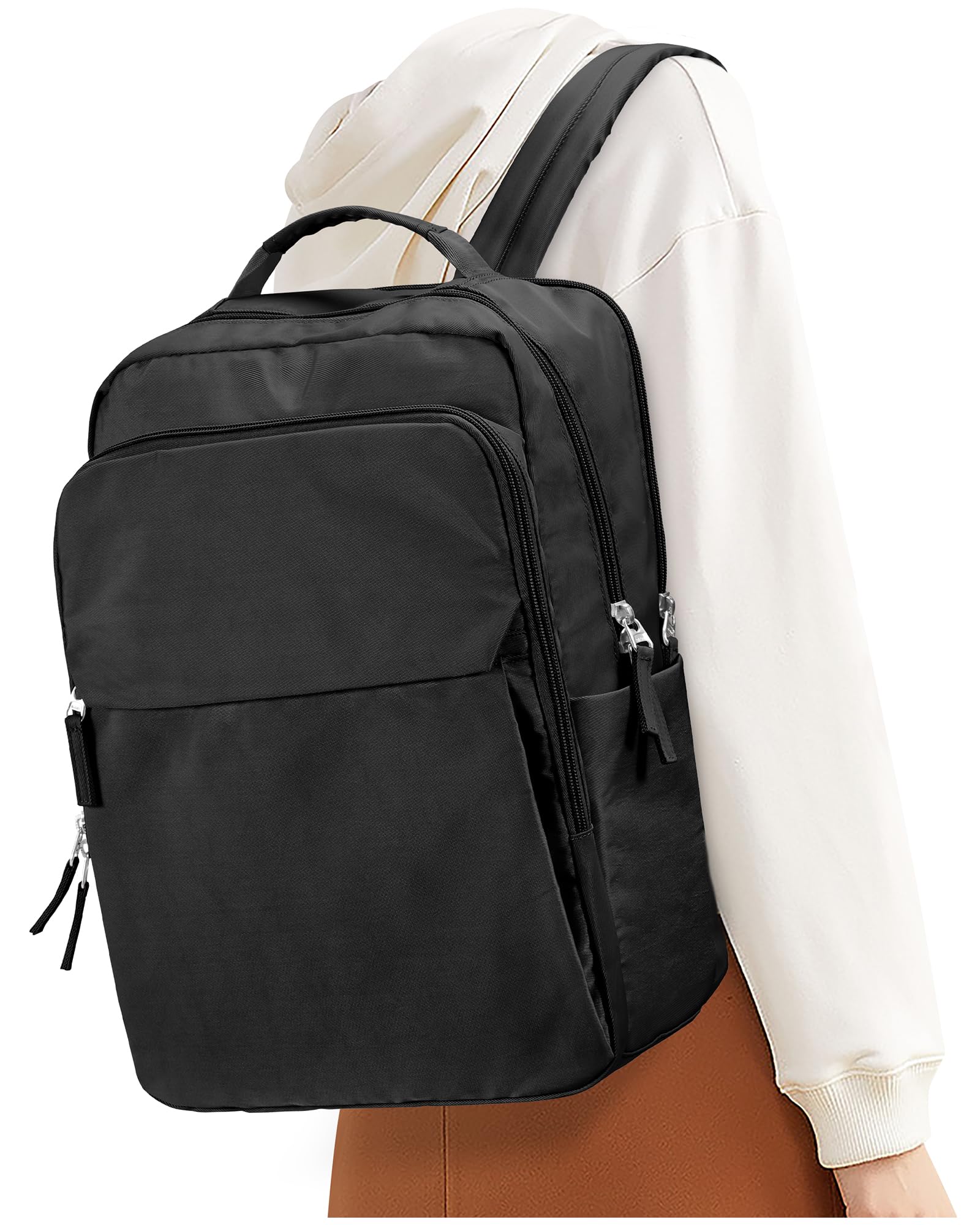 UPPACK 14 Inch Waterproof Anti-Theft Laptop Backpack for Women & Men - Stylish Computer Backpack for Work, School, University & Travel - Perfect for Business Professionals, Students & Commuters