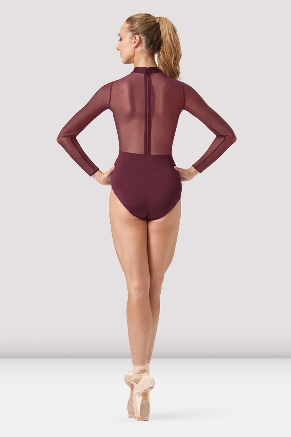 Women's Arcacia Long Sleeve Leotard - Ballet Dance Gymnastics Yoga Workout Wear for Performance & Practice