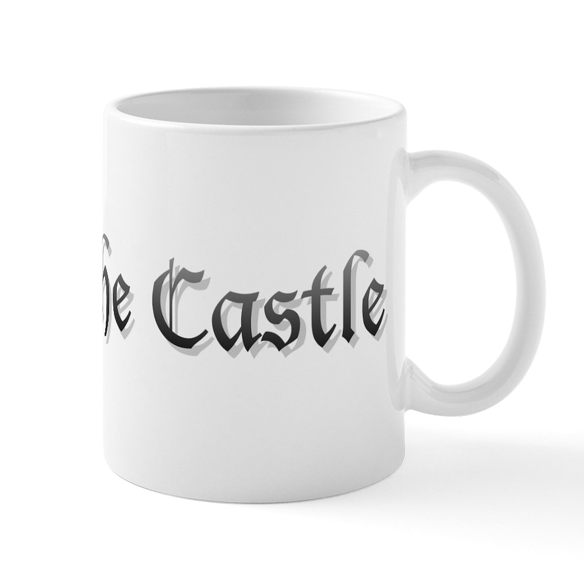 King Of The Castle Ceramic Coffee Mug - 11 oz (325 ml) Funny Novelty Cup for Office, Home & Gifts | Perfect for Tea, Hot Chocolate & Coffee Lovers