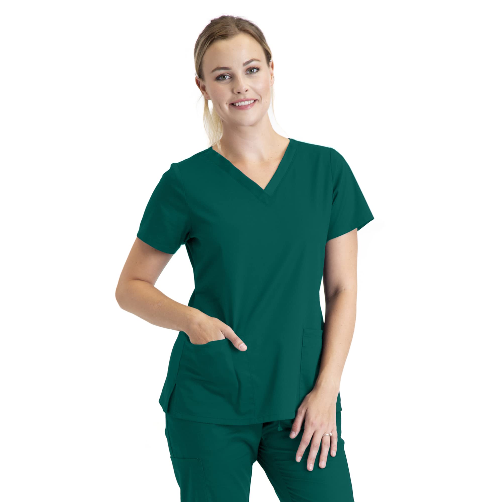 BARCO Essentials Women's Unison Scrub Top - Comfortable Medical Uniform for Nurses & Healthcare Professionals - Perfect for Hospitals, Clinics & Long Shifts