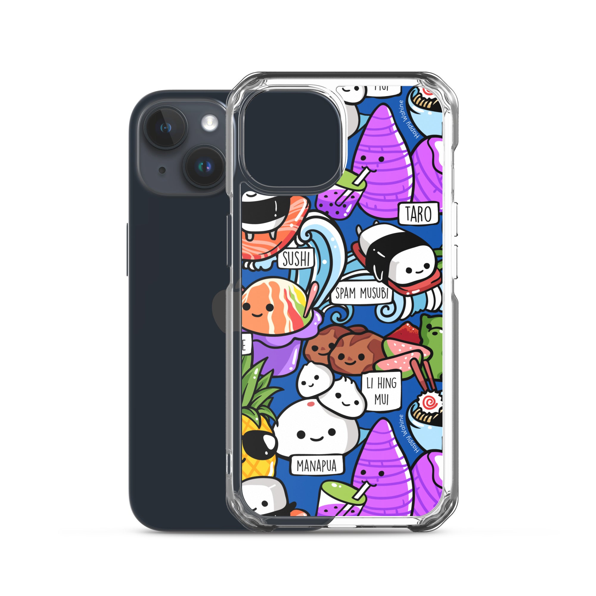 Premium Clear iPhone Case with Craving Hawaii Blue Design - Slim Protective Cover for iPhone [Models] - Perfect for Everyday Use, Travel & Outdoor Activities