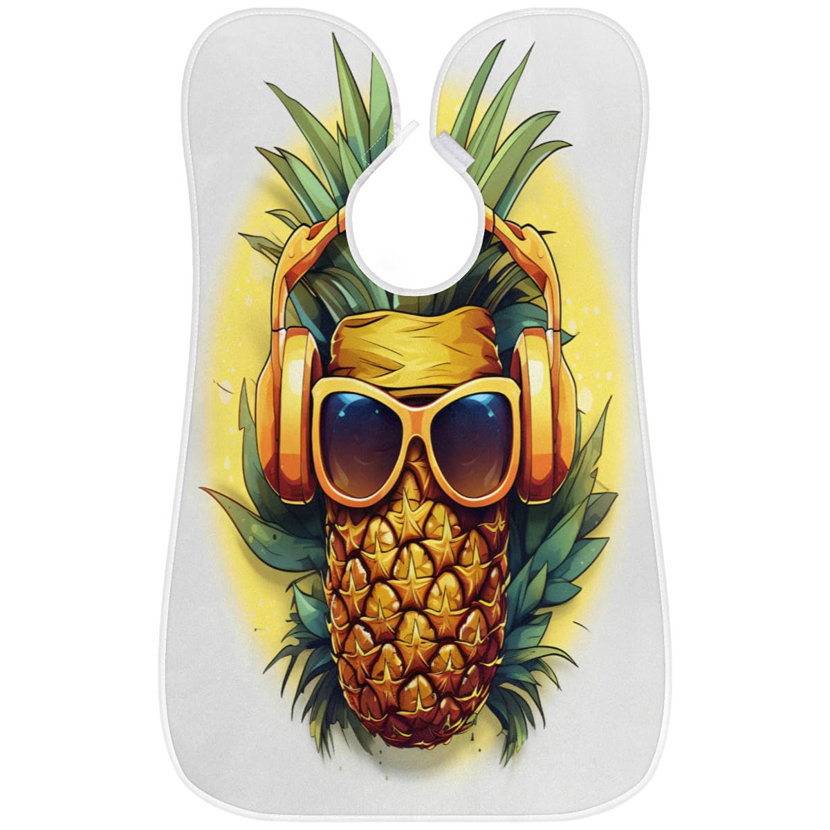 **Pineapple Sunglasses with Bluetooth Headphones - Men's Beard Shaving Bib & Hair Dye Apron for Women - Waterproof Sink Hair Catcher & Beard Trimming Tool - Perfect for Barbers, Stylists & DIY Grooming at Home**