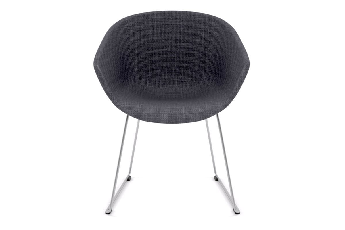 Cozy Teddy Fabric Tub Chair with Sturdy Sled Base - Perfect for Nursery, Living Room & Bedroom Relaxation