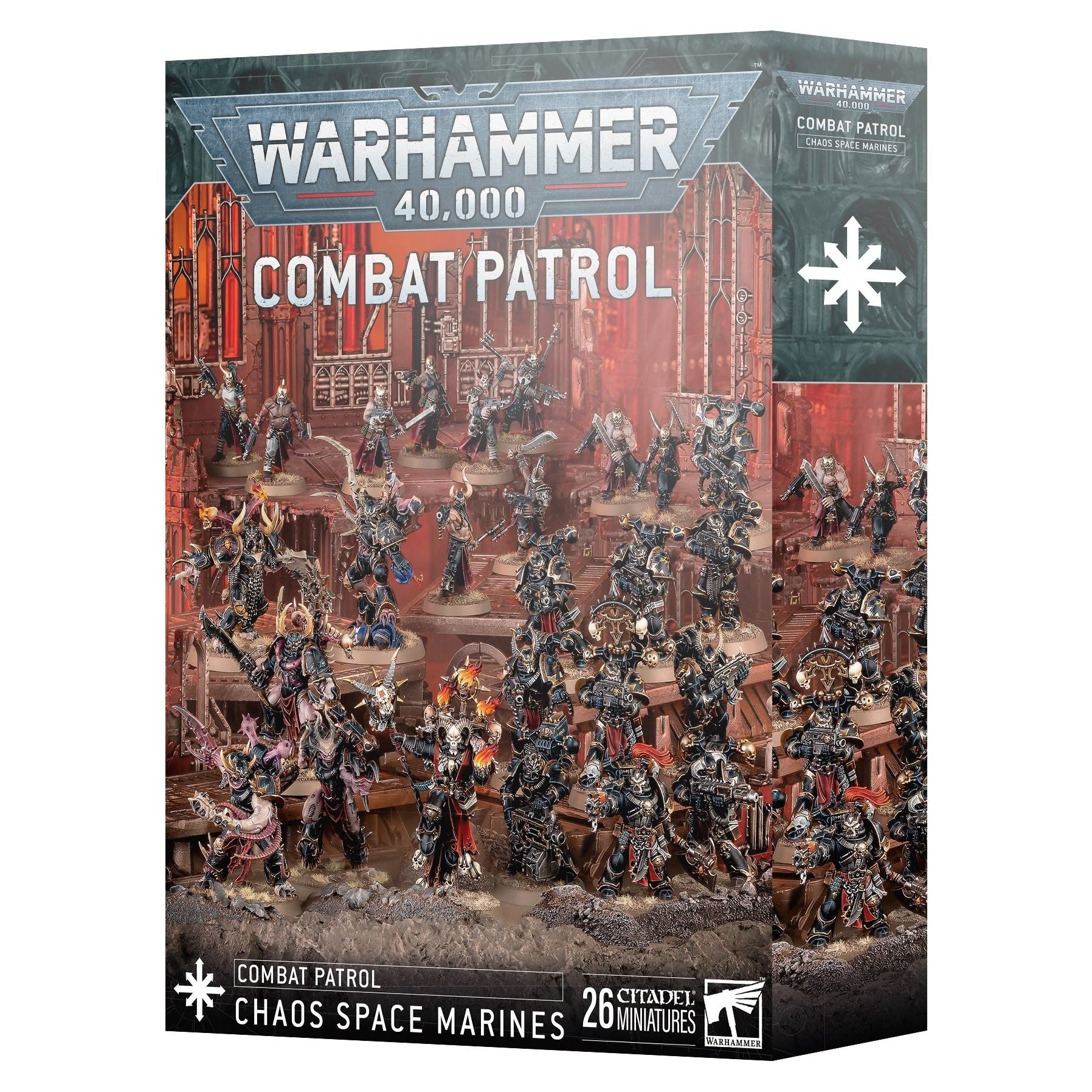 Zarkan's Daemonkin Chaos Space Marines Combat Patrol Set (2024) - Warhammer 40K Tabletop Miniatures for Strategy Gaming & Collecting
