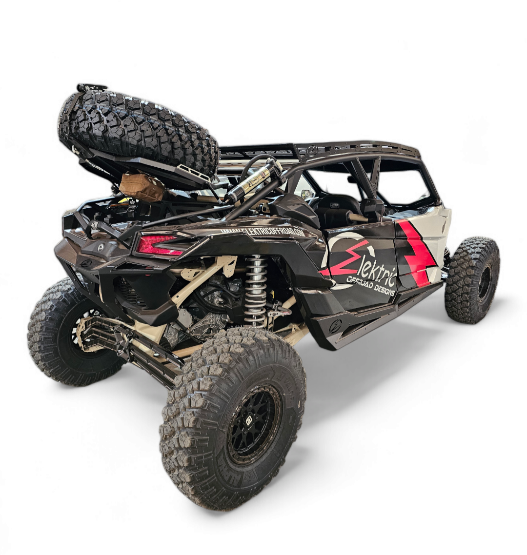 Can Am X3 Maverick Volt Series Baja Spare Tire Rack PBB210009 - Heavy Duty Off-Road Accessory for 2017-2024 Models | Perfect for Desert Racing, Dune Bashing & Trail Riding