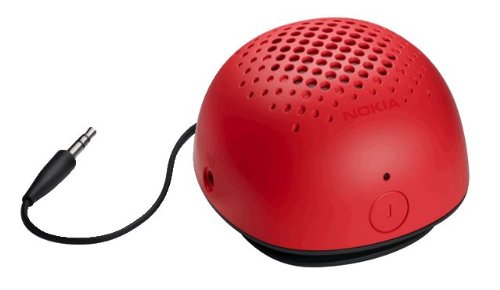 Nokia Wired Speaker with 3.5mm Jack - Portable Audio Speaker for iPhone, Android, PC, Laptop, MP3 Player - Perfect for Home, Office, Gaming & Music Listening (Coral Color)