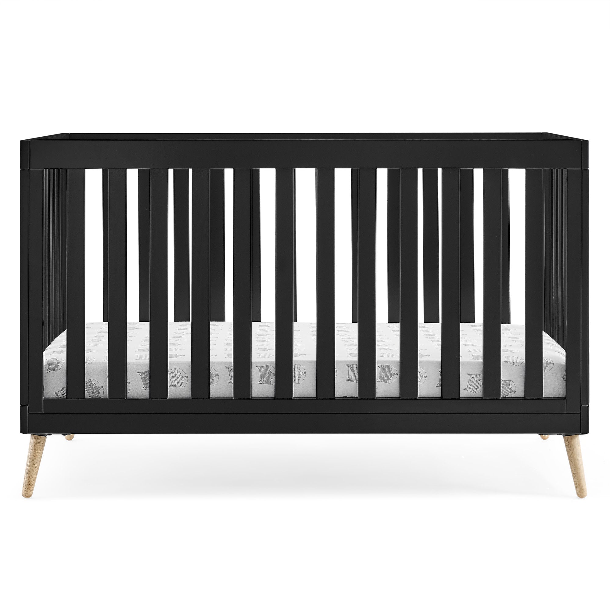 Essex 4-in-1 Convertible Baby Crib - Toddler Bed, Daybed & Full-Size Bed Conversion - Safe Nursery Furniture for Newborns & Kids - Perfect for Bedrooms, Daycare & Guest Rooms