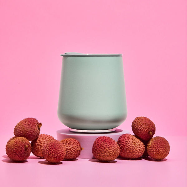 Fellow Ruby Wine Tumbler - 14oz Insulated Stainless Steel Wine Glass with Lid, Leak-Proof & Shatterproof - Perfect for Outdoor Picnics, Travel, and Home Entertaining