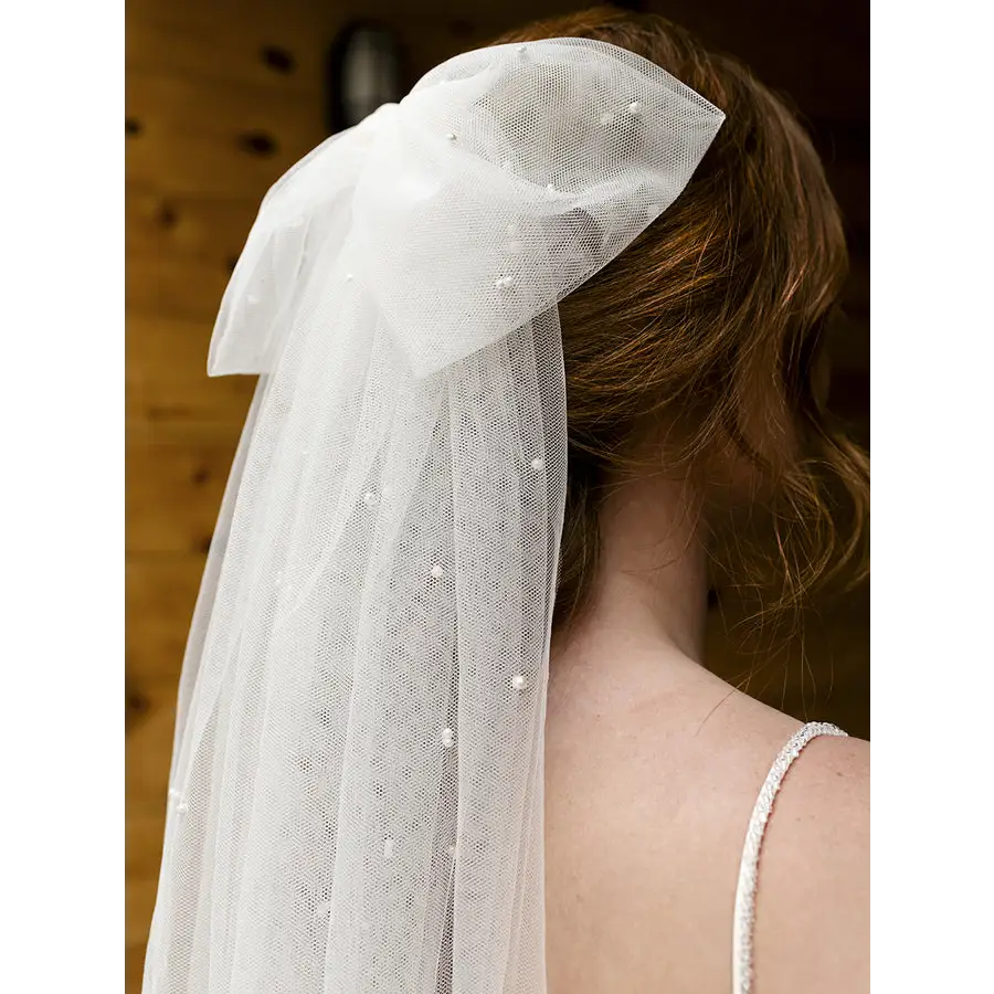 Elegant Lace Bridal Veil V2297SF - Perfect for Weddings, Bridal Showers & Formal Events