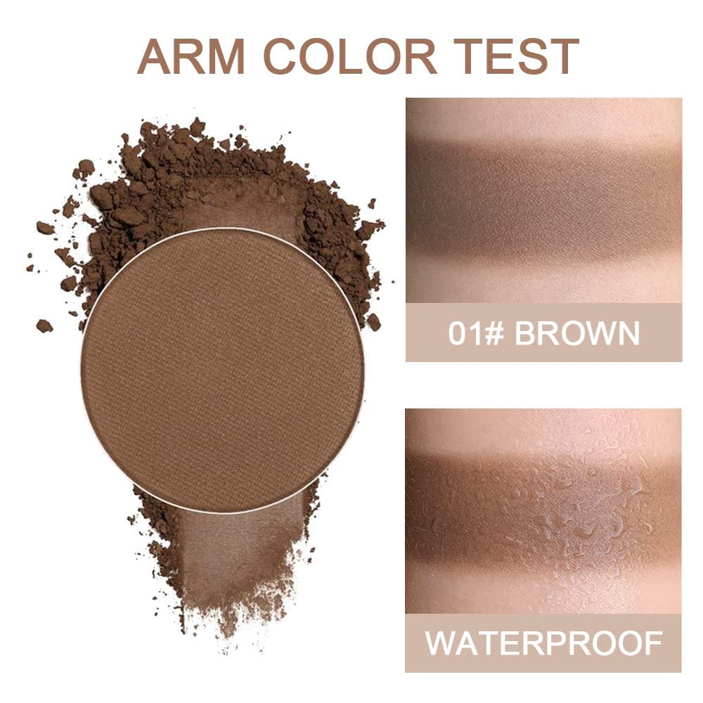Hairline Shadow Powder for Instant Hair Coverage - Coffee Brown Hair Root Touch Up & Dye Makeup (1 Count) | Perfect for Bald Spots, Thinning Hair & Natural-Looking Hairline Enhancement