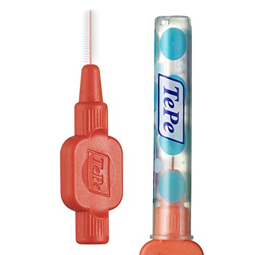 TePE Extra Soft Interdental Brushes - 8 Pack Dental Cleaners for Teeth Gaps & Braces | Gentle Plaque Removal for Sensitive Gums | Perfect for Travel & Daily Oral Care