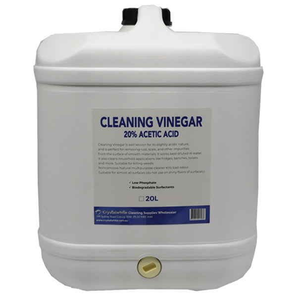 20% Acetic Acid Cleaning Vinegar - Powerful Multi-Surface Cleaner for Kitchen, Bathroom & Household Use