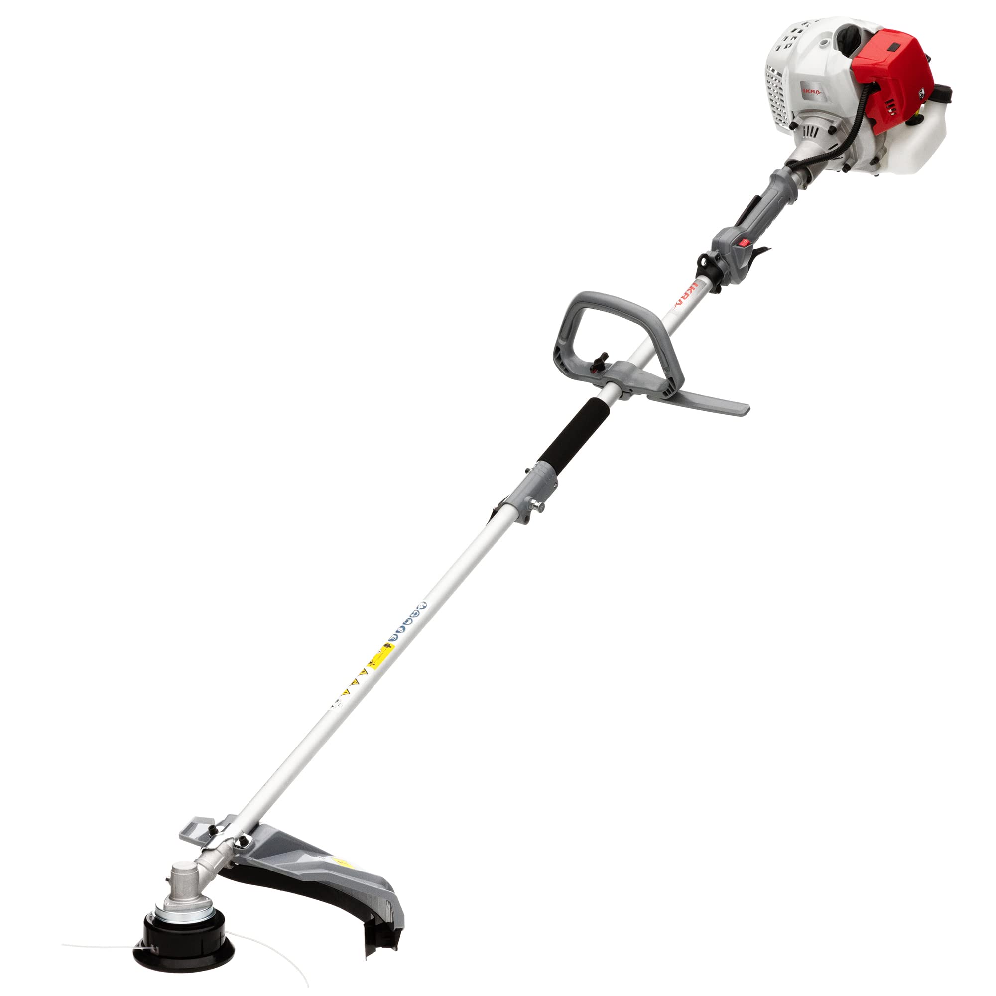 IKRA Gas-Powered 4-in-1 Multi-Tool: String Trimmer, Brush Cutter, Hedge Trimmer & Pole Saw with Extension - Perfect for Lawn Care, Yard Maintenance & Landscaping