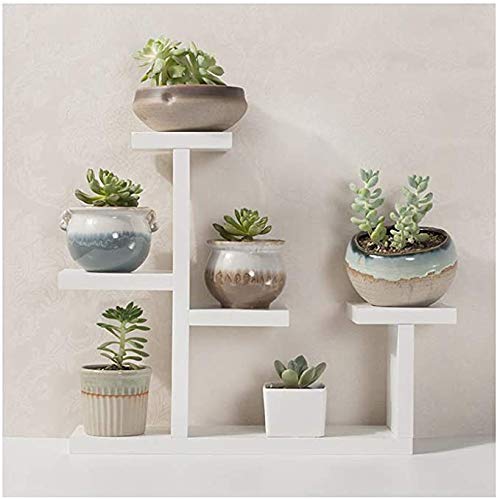 Hwhwxs Solid Wood Multi-Tier Plant Stand - 3 Layer Flower Pot Holder for Indoor Plants, Desktop Shelf for Succulents, Herbs & Home Decor - Perfect for Living Room, Balcony & Office Spaces