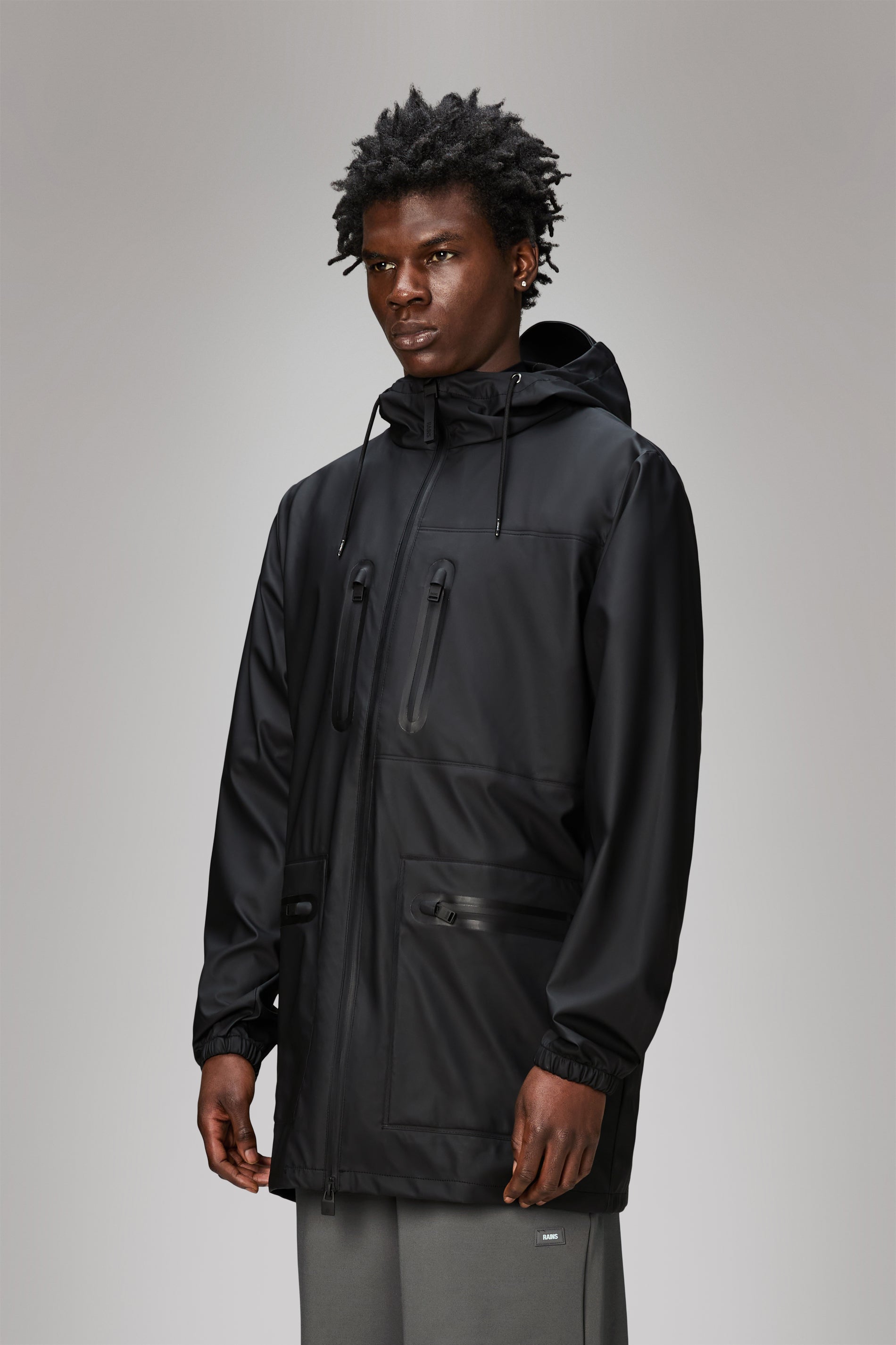Waterproof Cargo Long Jacket for Men - Durable Outdoor Windbreaker with Multiple Pockets - Perfect for Hiking, Camping & Travel
