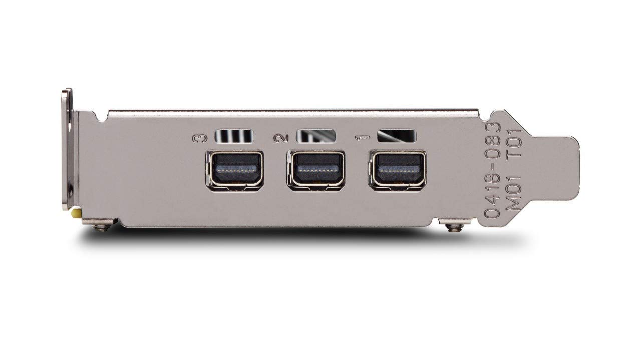 PNY Nvidia Quadro P400 2GB GDDR5 Single-Slot Graphics Card - 256 CUDA Cores, 64-bit, 3x Mini DisplayPort 1.4, 30W, PCIe 3.0 x16 - High/Low Profile Bracket (Renewed) | Ideal for CAD, Video Editing & Multi-Monitor Workstations