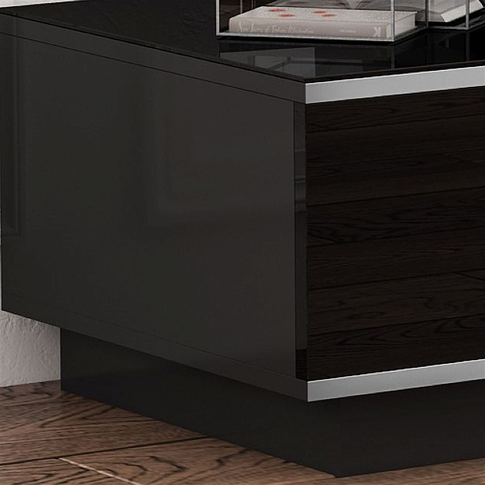 Tauris™ RIO2200LL Black TV Stand Entertainment Center - Modern Media Console for Living Room, Home Theater & Gaming Setup