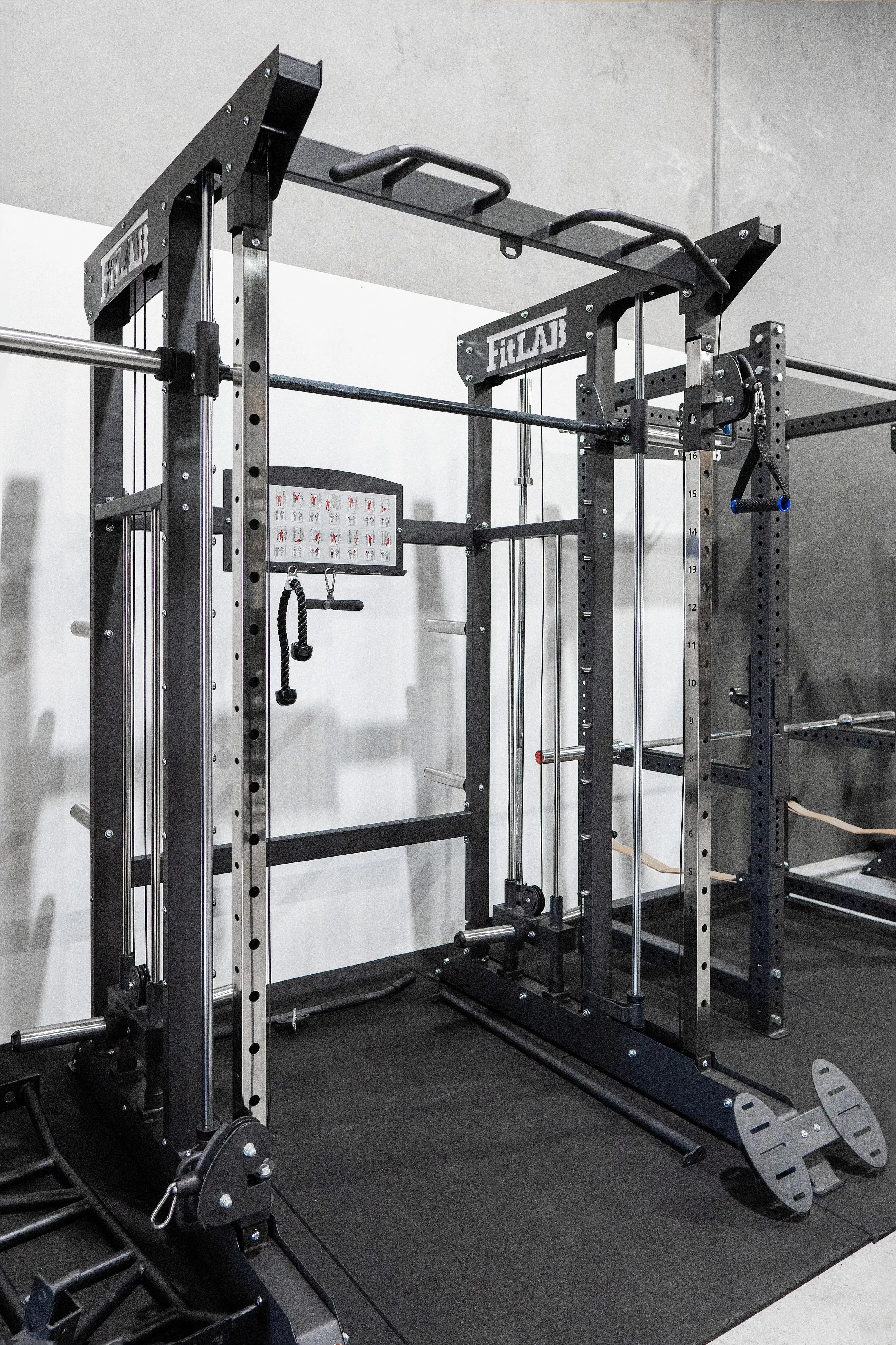 FITLAB FX 100 All-In-One Home Gym Equipment for Strength Training & Full Body Workout - Perfect for Home Fitness, Small Spaces & Personal Training