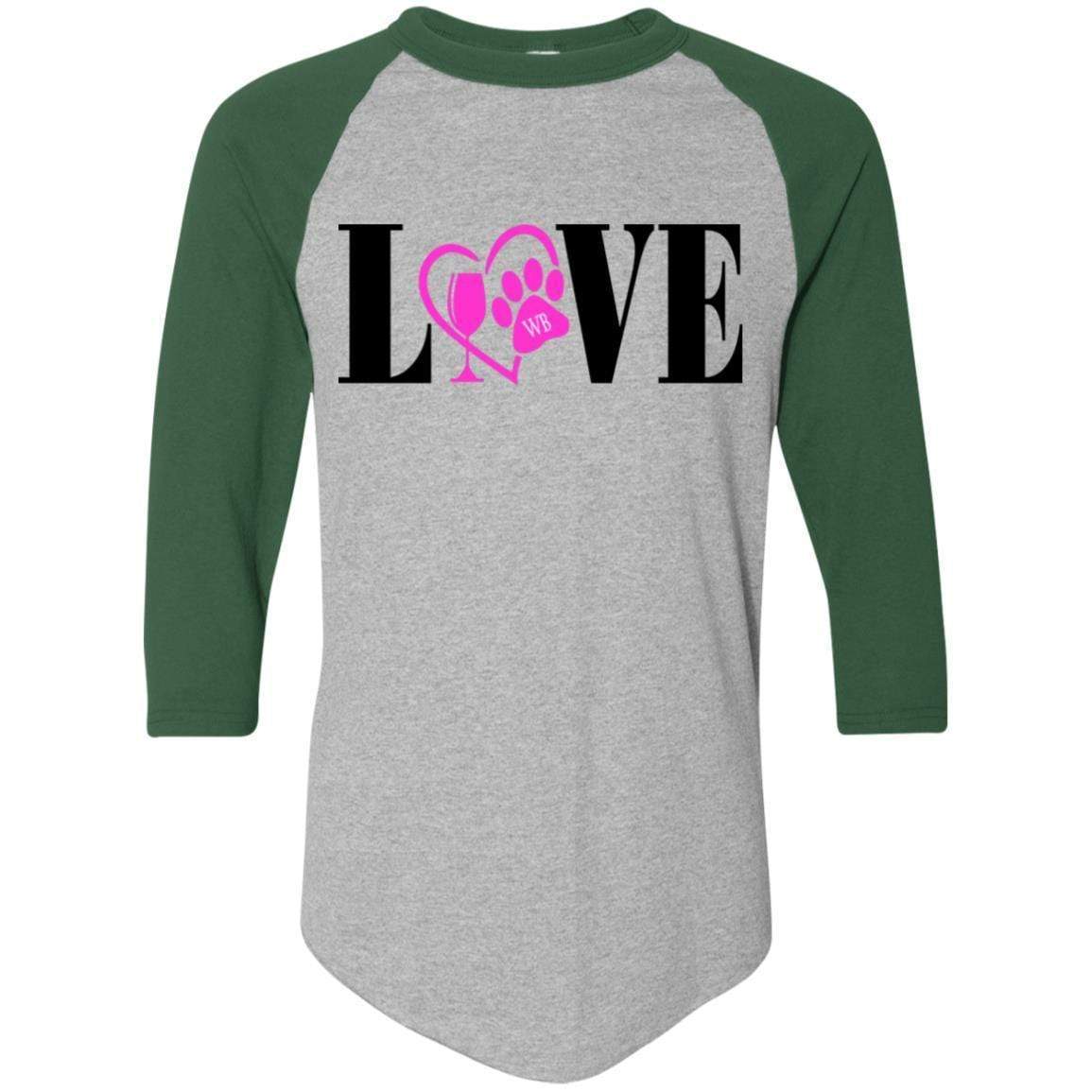 Athletic Heather/Dark Green