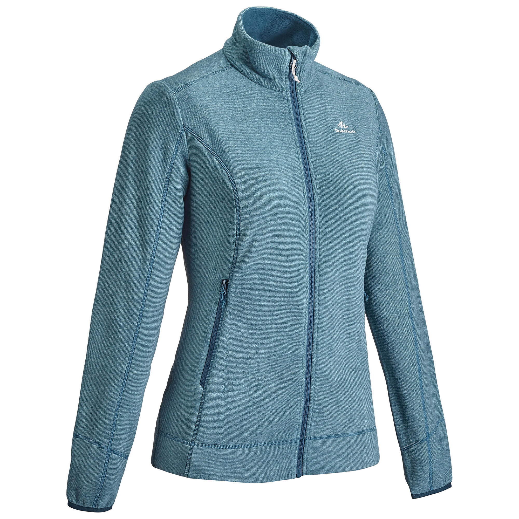 Quechua Women's MH120 Fleece Jacket - Warm Winter Outdoor Jacket for Hiking, Camping & Casual Wear