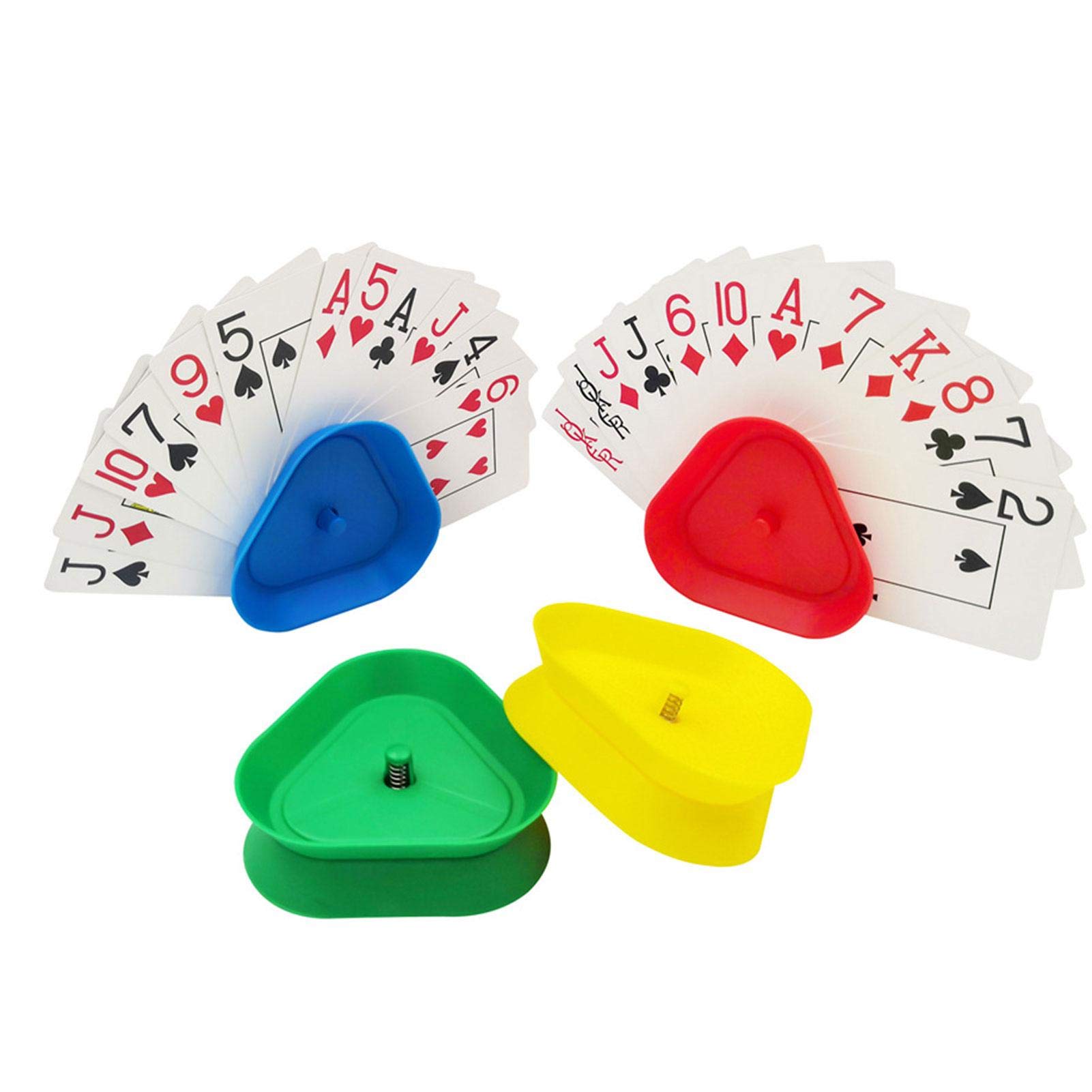 Triangular Card Holder for Hands-Free Play - Perfect for Card Games