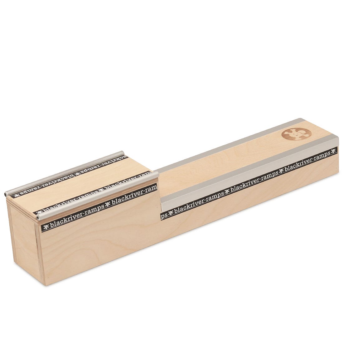Blackriver Fingerboard Ramps - Two Level Skateboard Mini Ramp for Fingerboarding Tricks - Perfect for Home, Office & Skate Park Practice