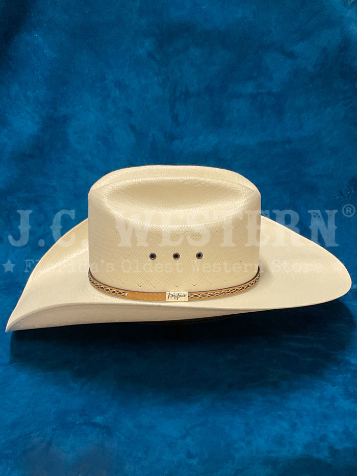 Resistol RSBXTN 304281 BRIXTON George Strait Collection Straw Hat - Natural Cowboy Hat for Men, Western Style Sun Protection for Outdoor, Rodeo, and Country Music Events