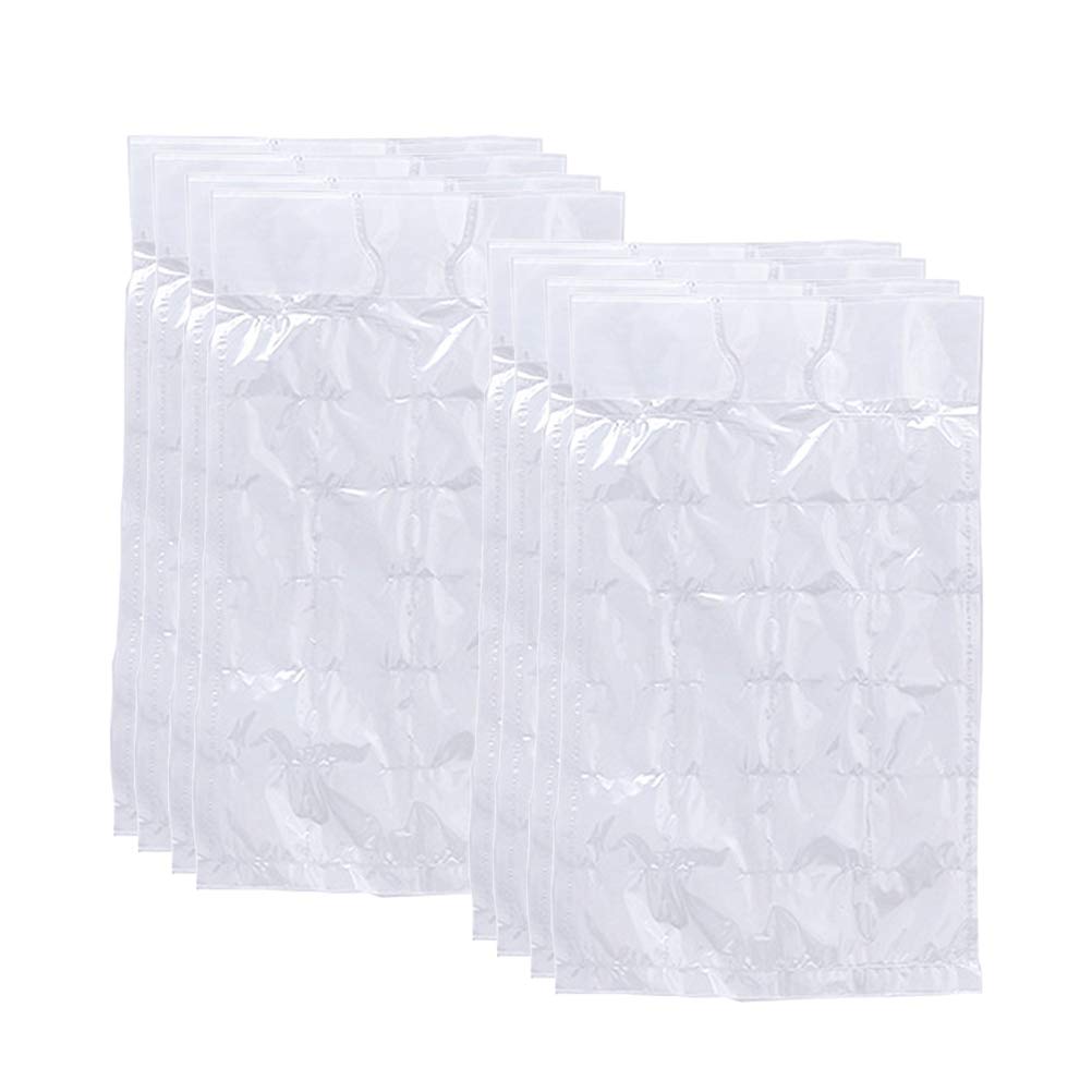 DOITOOL 50-Pack Self-Sealing Disposable Ice Cube Bags - Reusable Ice Cube Mold Tray for Juice, Cocktails, Smoothies & Party Drinks - Perfect for Home, Bar, and Outdoor Gatherings
