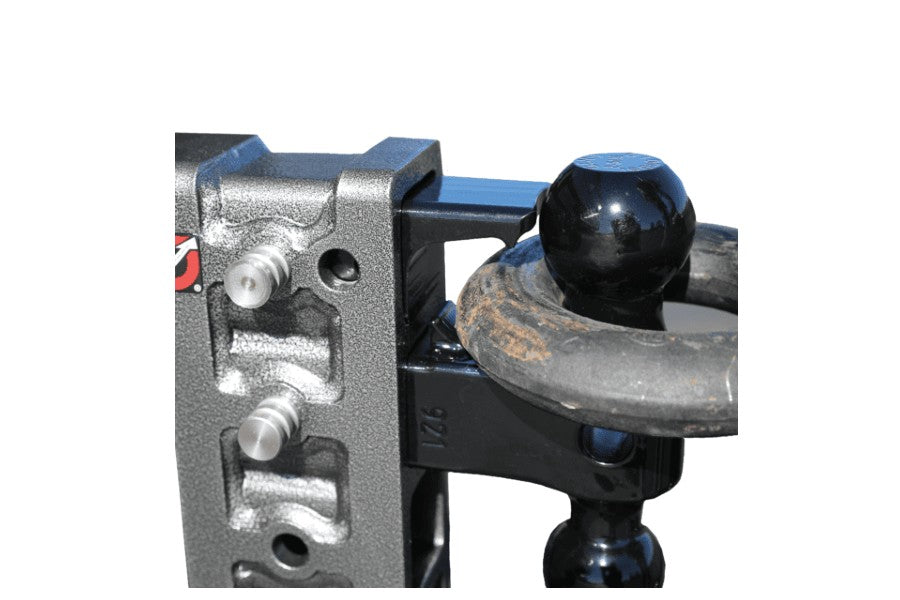 GEN Y Heavy Duty Drop Hitch with Ball Mount & Pintle Lock - 2.5in Shank, 6in Drop, 32K Capacity - Perfect for Towing Trailers, Boats & Heavy Equipment