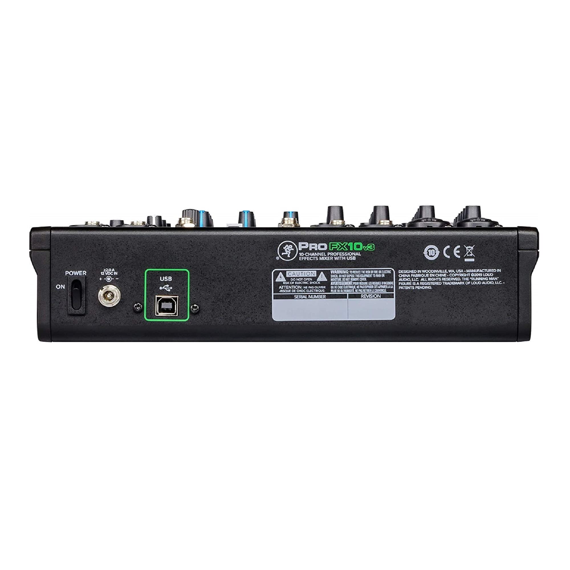 Mackie ProFX10v3 10-Channel USB Mixer with Effects - Unpowered Audio Mixer Bundle with TX-100 Studio Headphones, TRS & XLR Cables (6-Piece Set) for Live Sound, Podcasting & Home Recording