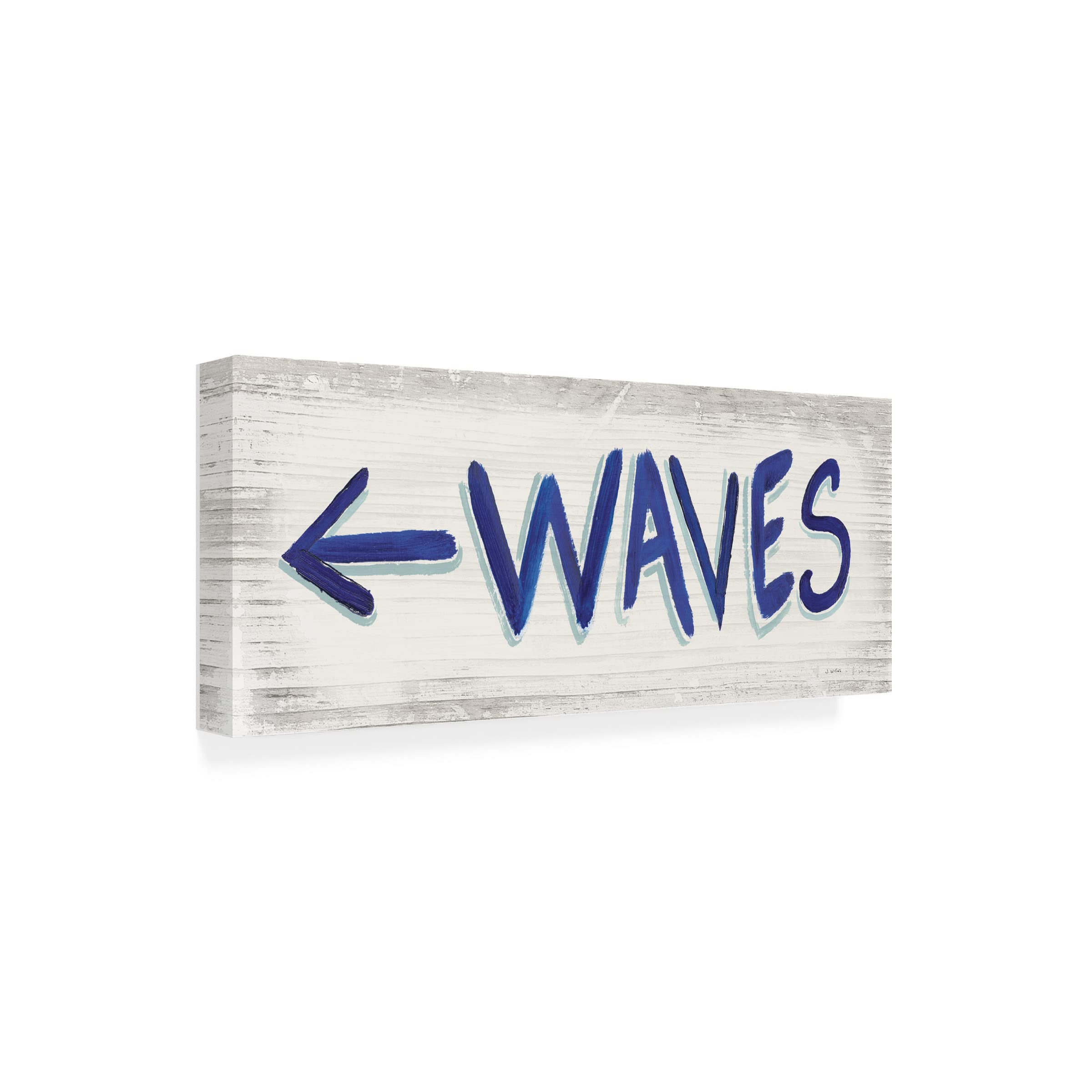 Trademark Fine Art 'Beach Time IX' Canvas Wall Art by James Wiens - Coastal Decor for Living Room, Bedroom & Office
