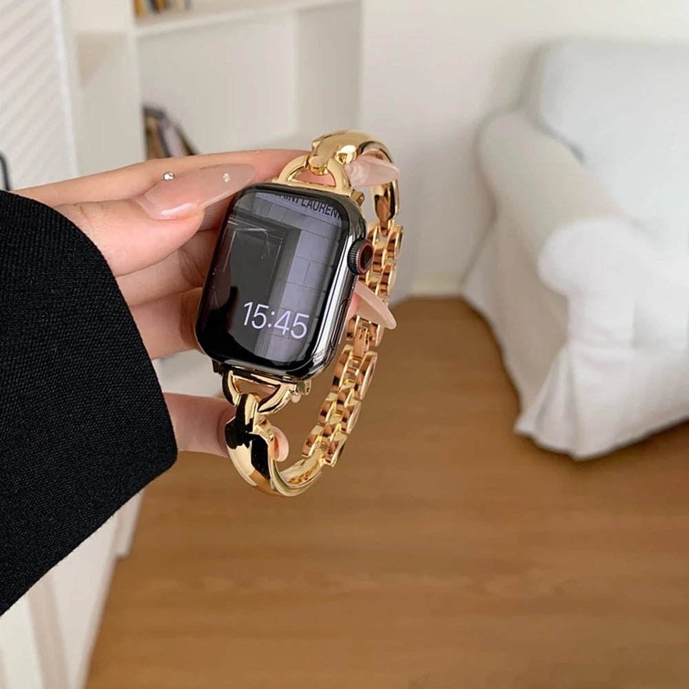 Premium Radiance Apple Watch Band for Women - Stylish & Comfortable Replacement Strap for Apple Watch Series 1-9 - Perfect for Workouts, Office & Everyday Fashion Accessory