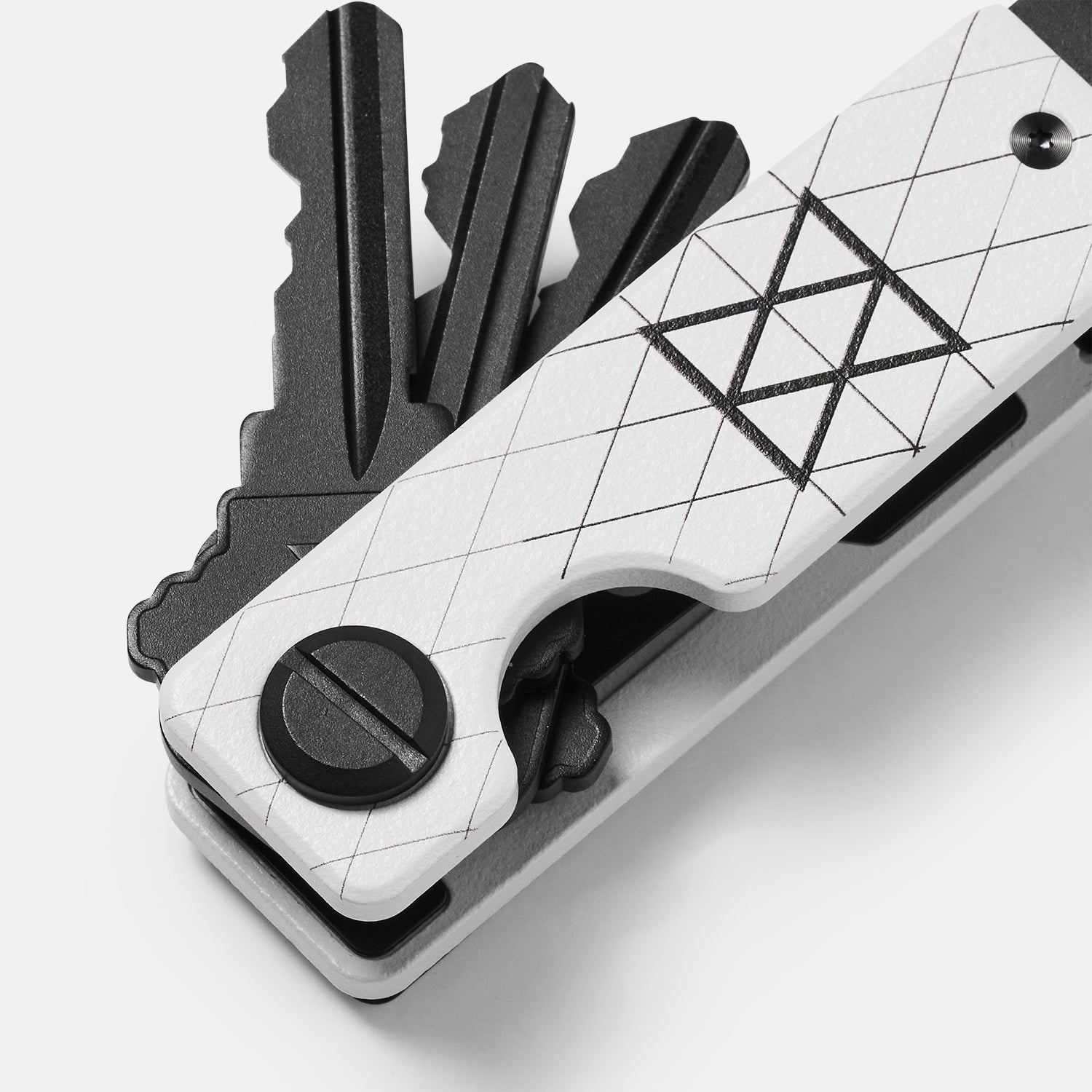 Ridge KeyCase MKBHD Edition - Slim RFID Blocking Wallet with Key Holder (Light Mode) - Perfect for Everyday Carry, Travel & Minimalist Lifestyle