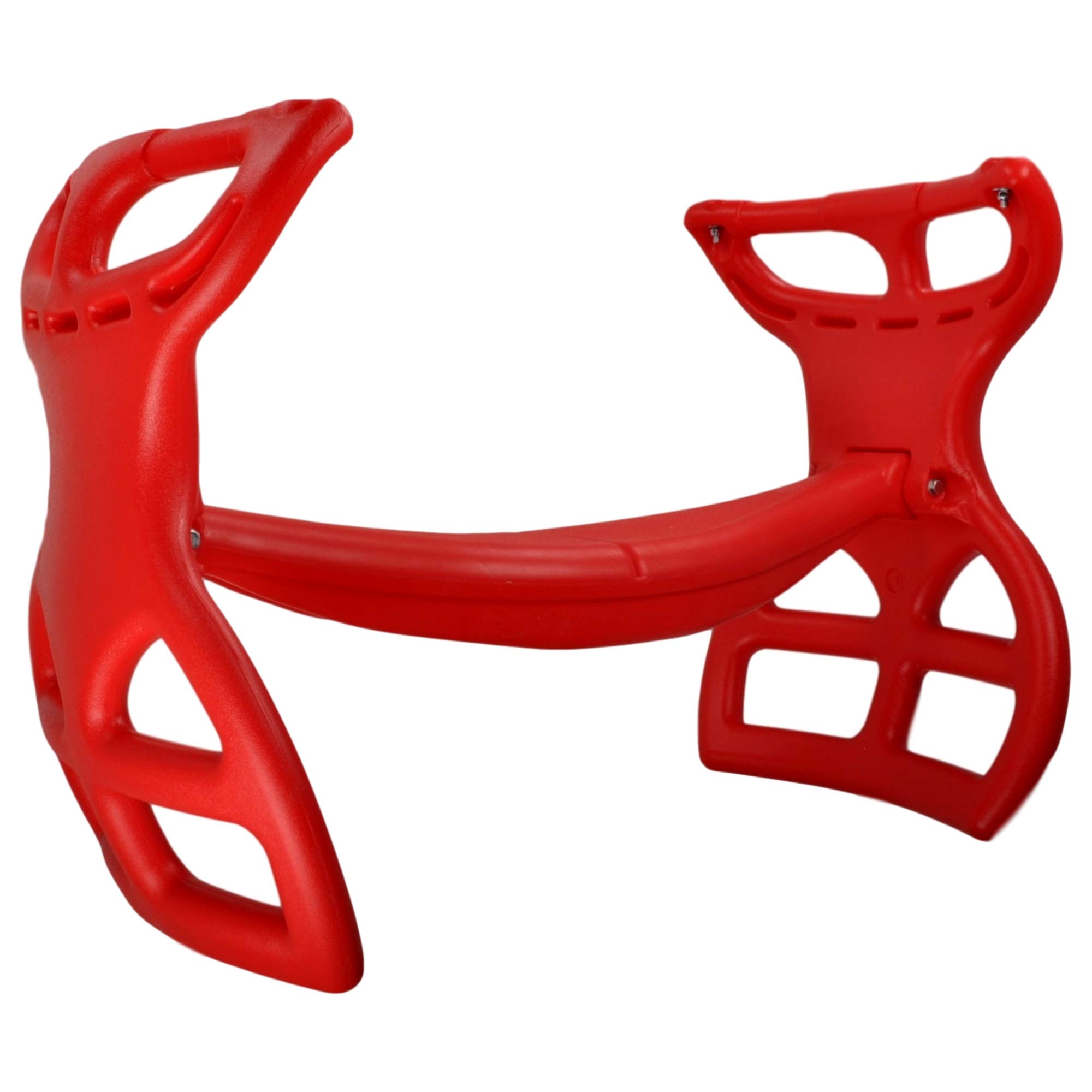 Red Swing Set Glider - No Rope or Chain Needed | Safe Outdoor Play Equipment for Kids | Perfect for Backyards, Parks & Playgrounds | Includes Free SSS Logo Sticker