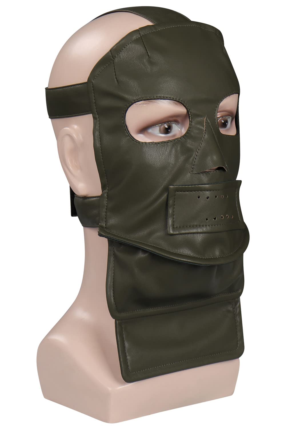 Gosbeliy Men's Riddler Mask - Premium Cosplay Halloween Face Mask for Adults | Perfect for Comic Con, Halloween Parties & Themed Events