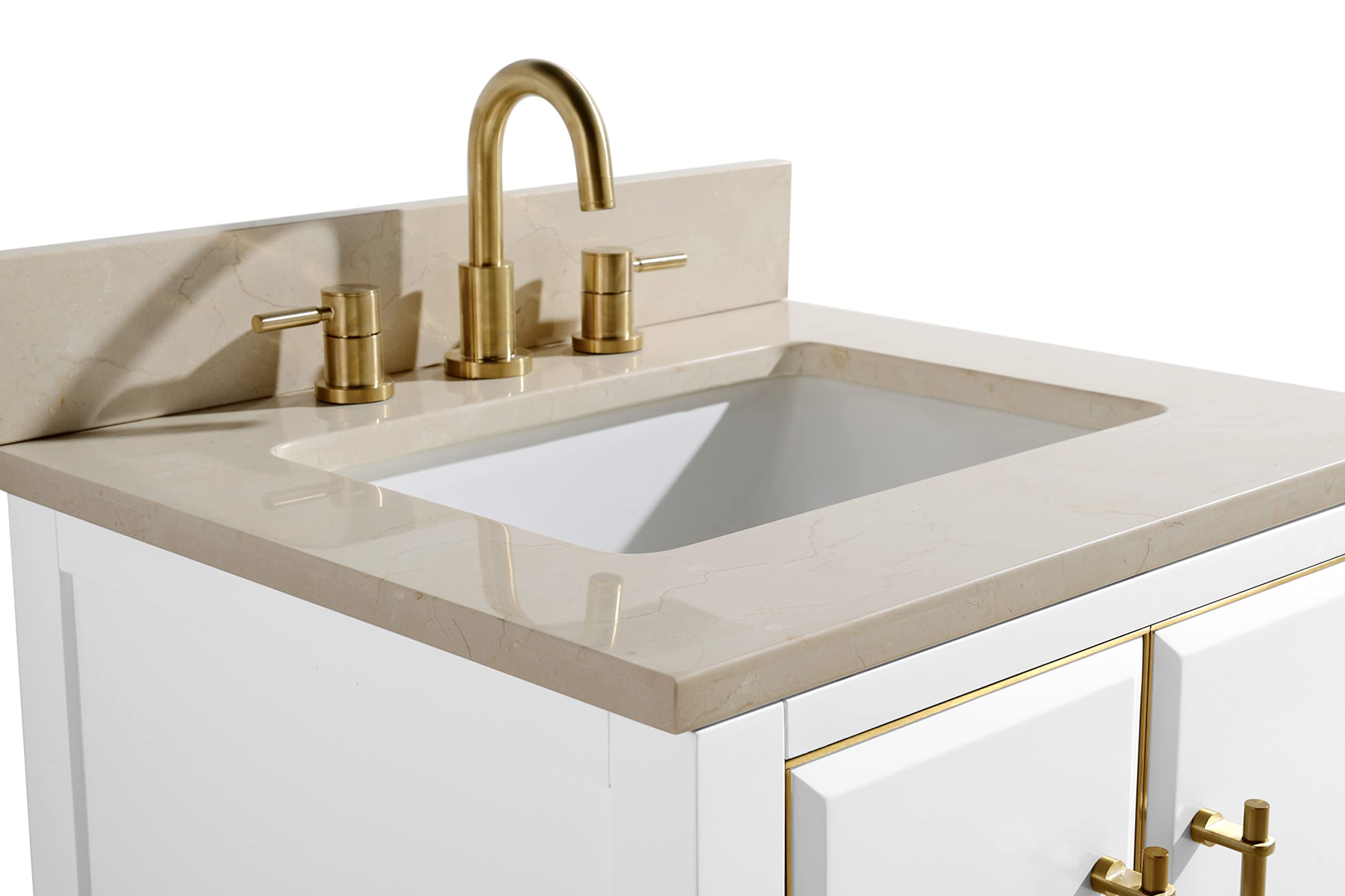 25 Inch Mason Bathroom Vanity Combo with Sink & Mirror - Perfect for Modern Home Bathroom Renovation & Remodeling