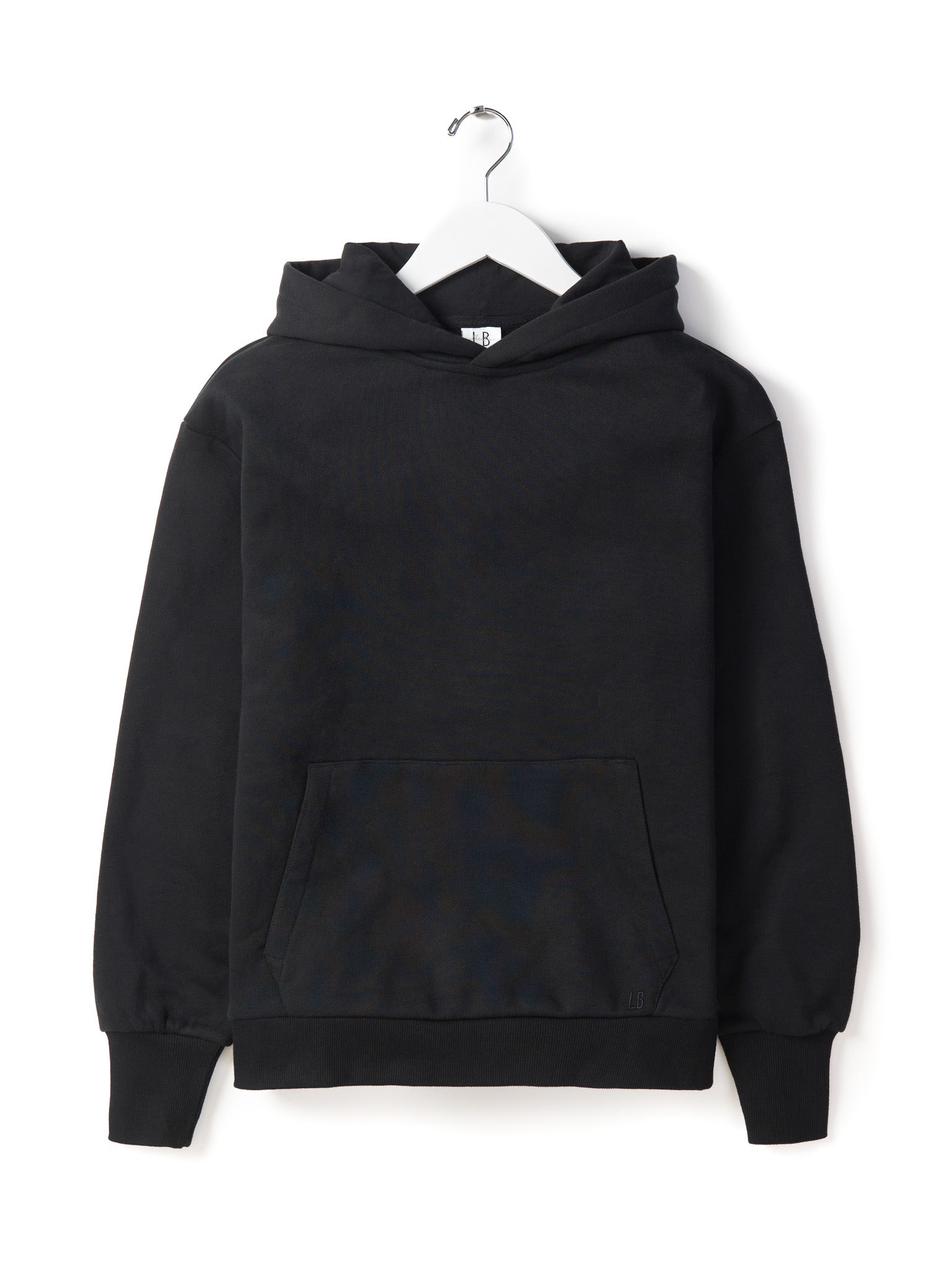 Men's Black Elevated Hoodie - Premium Zip-Up Sweatshirt for Casual Wear & Outdoor Activities