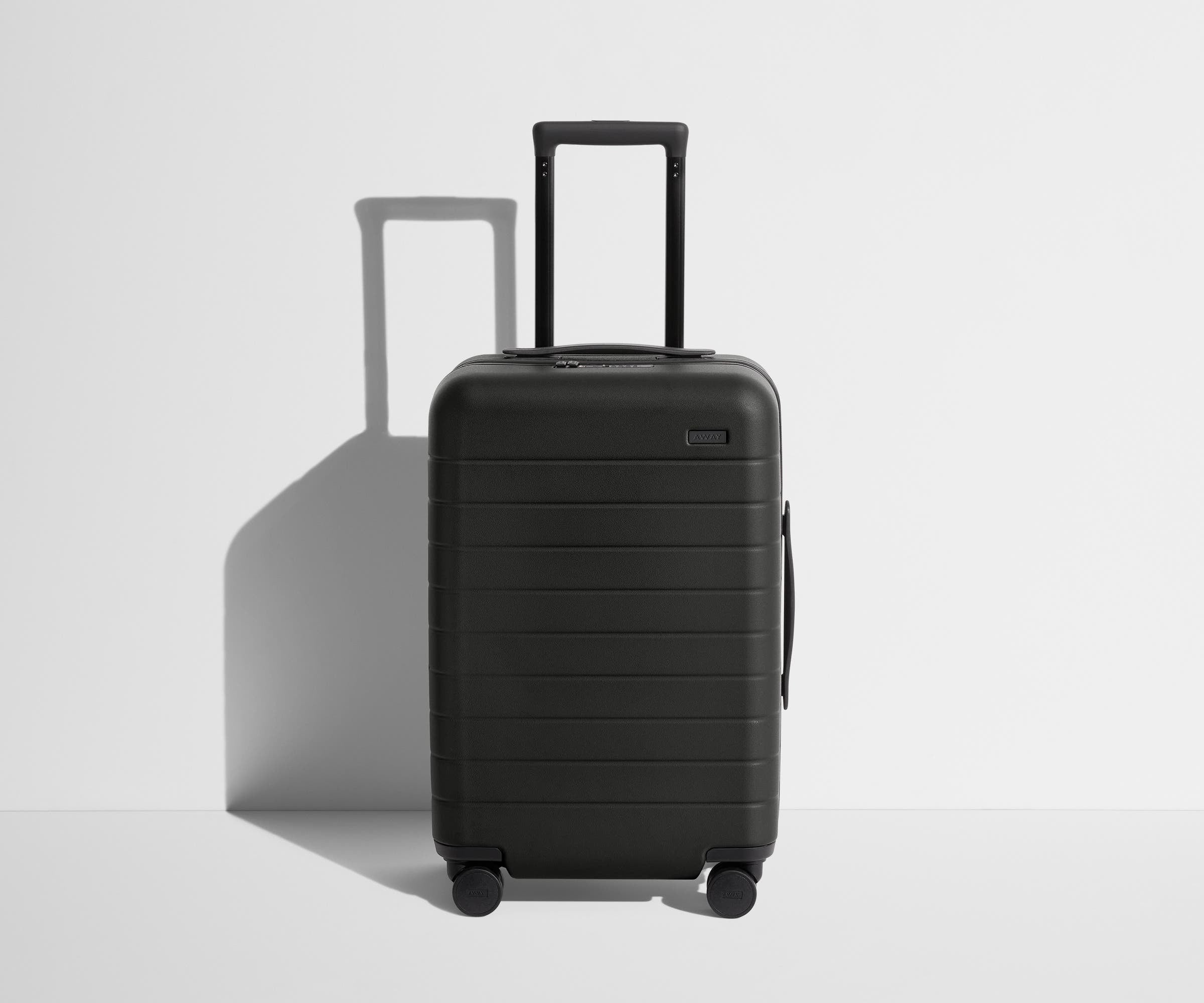 Jet Black Carry On Luggage - Lightweight & Durable Suitcase for Air Travel, Business Trips & Weekend Getaways