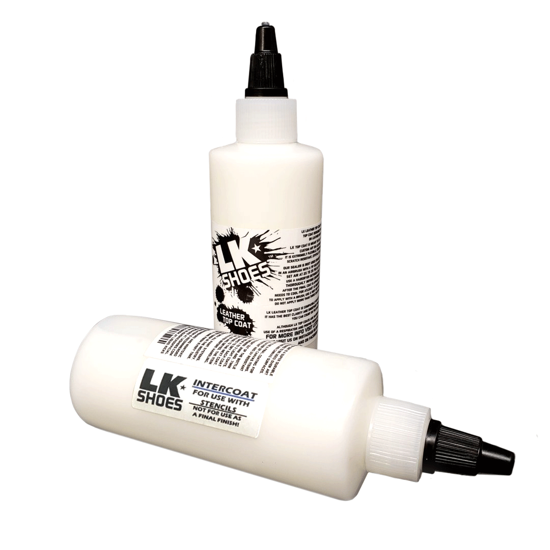 Liquid Kicks Intercoat Clear Layer Builder for Shoes - Waterproof Protective Coating for Sneakers, Boots & Leather - Perfect for Shoe Restoration, Weatherproofing & Custom Designs