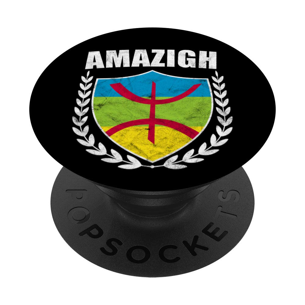 Amazigh PopSockets PopGrip - Interchangeable Phone & Tablet Stand with Swappable Base | Perfect for Gaming, Video Calls & Hands-Free Use