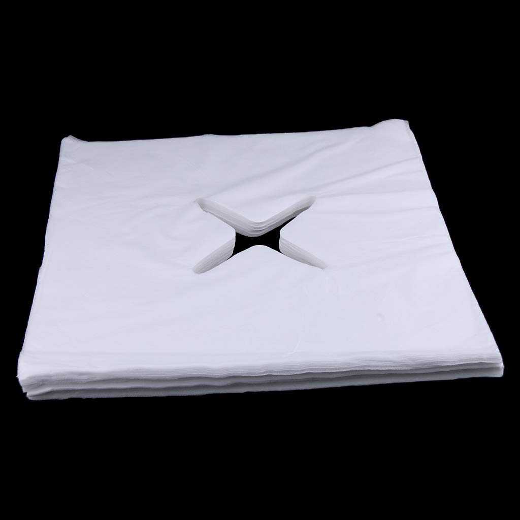 200 Pcs Disposable Massage Table Face Covers - Hygienic Headrest Cradle Pads for Salon, Spa & Facial Treatments | Beauty & Wellness Essentials for Professional Use